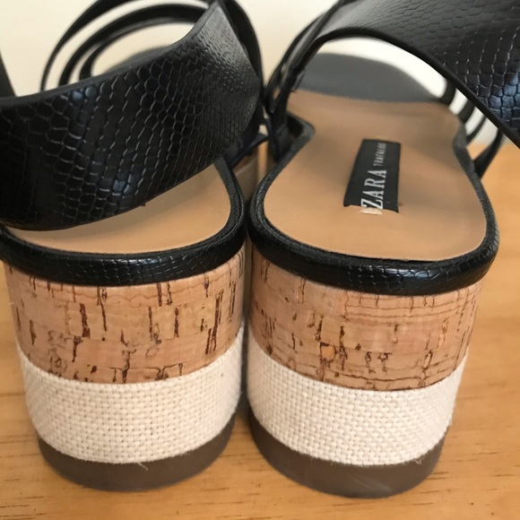 ZARA TRAFALUT woman’s platform sandals - Picture 7 of 7